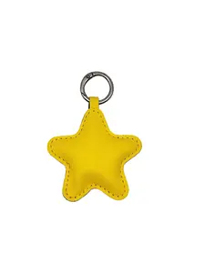 Midnight Leather Star Charm