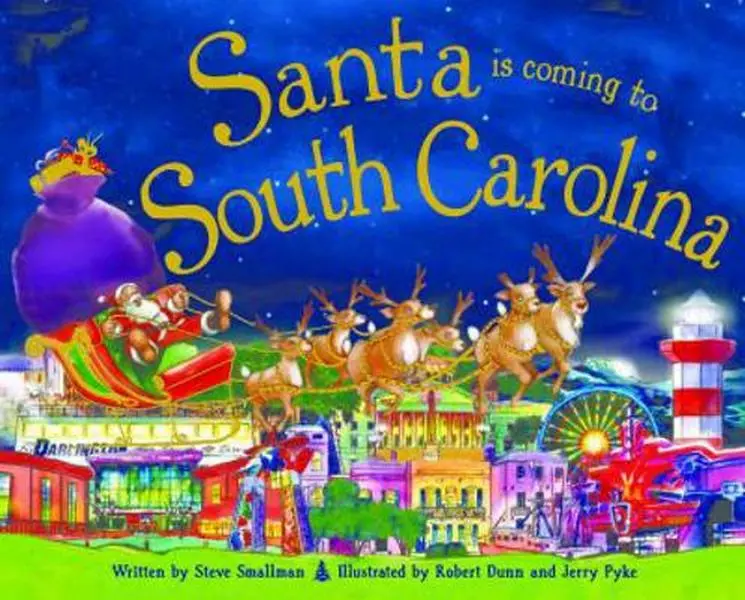 USED-Santa Is Coming to South Carolina by Steve Smallman (Hardcover)