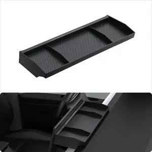 BASENOR Upgraded Center Console Organizer Dashboard Hidden Storage Box for Cybertruck Behind Screen Storage Tray Sunglasses Holder for 2024 2025 Tesla Cybertruck Accessories