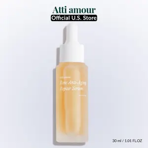 BOGO Rose Anti-Aging Repair Serum with Argireline Niacinamide Hydration Firming Radiance Moisture Rejuvenating Flower Radiant