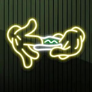 1PC New Year Gift Neon Signs Light, LED Neon sign, Cigarette Neon light, Clear Acrylic Art Decor For Bedroom Wall Decor, Multipurpose Decorative Wall Mounted lights, USB Powered, Gift For New Years Decorations, Birthday