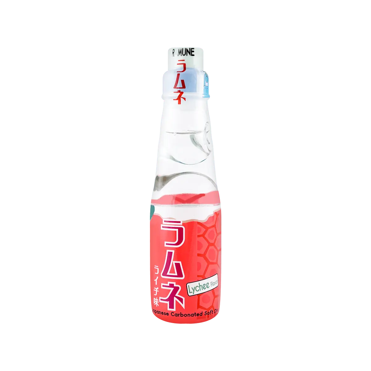 MIYAKO Japanese Lychee Flavor Ramune Soda - Refreshing Carbonated Drink 200ml