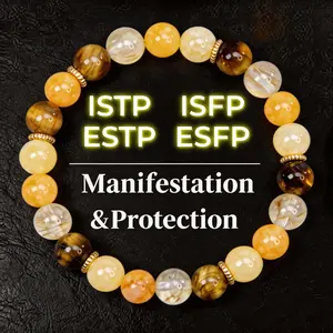 MBTI Personality Type Bracelet - Essential for Social Life. Ideal for daily wristwear, choose your own unique personality type.