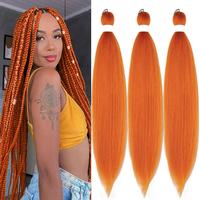 Golden Orange Braiding Hair 3 Packs