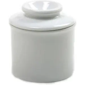 Porcelain Butter Keeper, White, 1