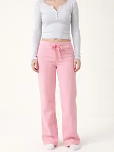 Soft Cotton Straight Pants