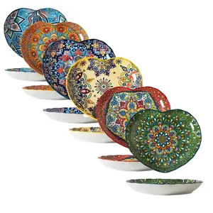 2pcs Heart-Shaped Cutlery Set, Durable All-Season Tableware, Ceramic Dinnerware Set, Ideal for Weddings, Birthdays, Romantic Dinners, and Holidays, Ceramic Dish Set