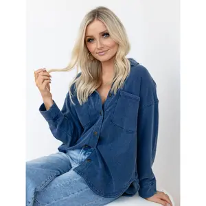 Z Supply All Day Knit Denim Jacket