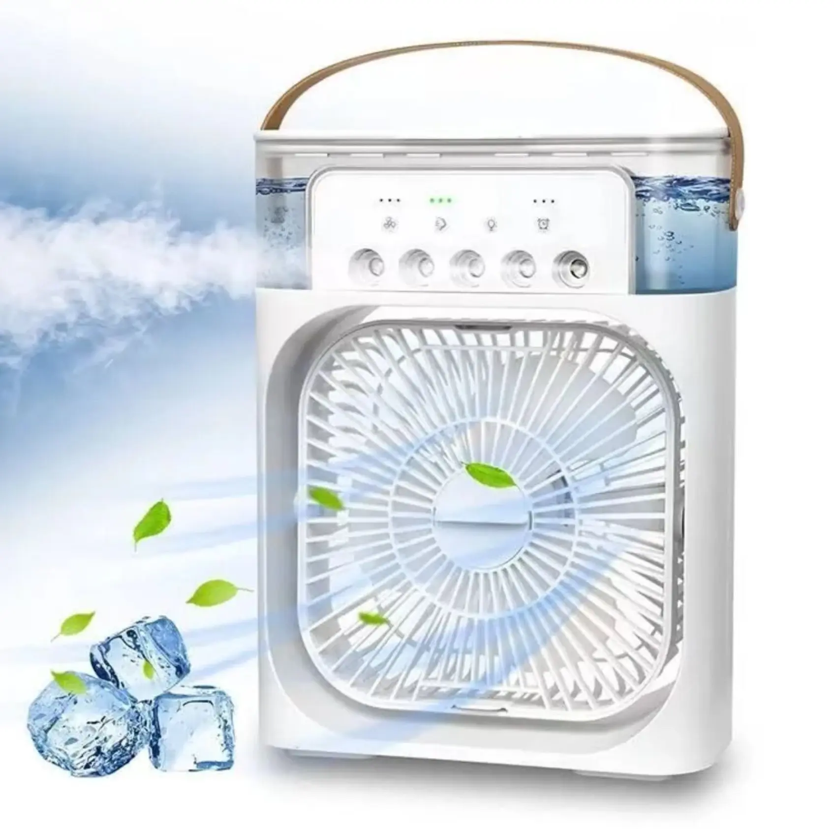 Mini Air Cooler Fan - Humidifies & Refrigerates