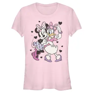 Juniors Womens Mickey & Friends Big Besties T Shirt