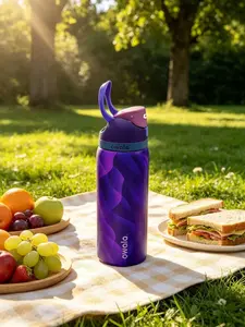 32oz Obsessed with this sleek wave-pattern insulated thermos for work days Drinkware Flasks Water Bottles Portable Mug Cup Washable Reusable