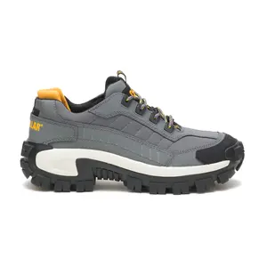 Caterpillar Invader Steel Toe P91276 Mens Gray Wide Work & Safety Shoes