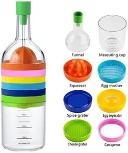 8 in 1 Kitchen Tool Set All in 1 Multipurpose Kitchen Gadget Kitchen Tool Bottle