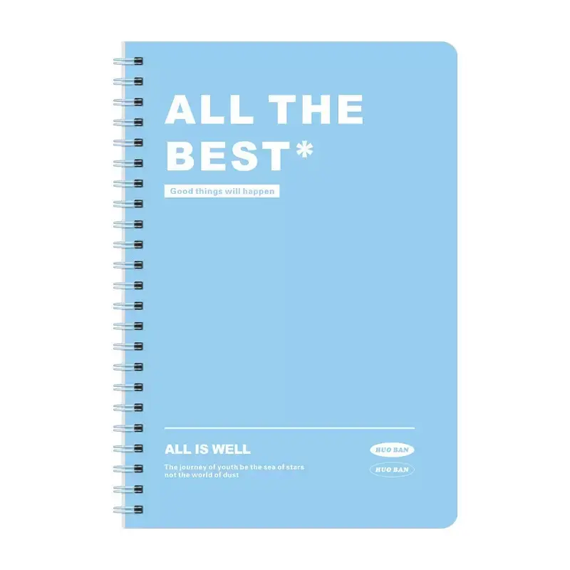 【NO.3】  A5 Spiral Notebooks (5.8 × 8.3 inches)