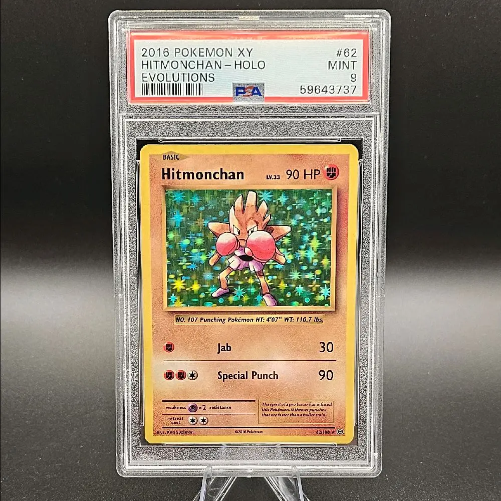 POKEMON - Hitmonchan 62/108 - PSA 9