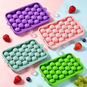 1pc Grape Ball Handmade Soap Molds Candle Molds One String of Grape Handmade Candle Soap Molds Set, Silicone Material, Round Shape