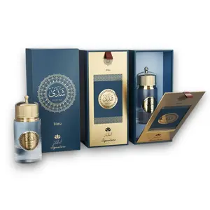Zakat Parfums | Shatha Signature Bleu | Eau De Parfum | Unisex Fragrance | 80ML | Saffron - Bergamot & Tonka Bean Notes