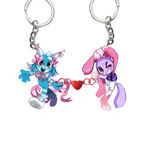 Dandy's world Yatta and Looey magnet keychains ver1