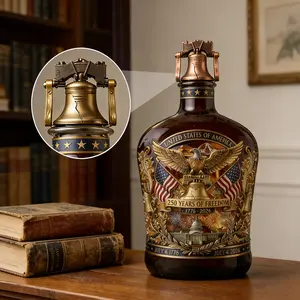 2026 United States 250th Anniversary Commemorative Glass Decanter, Home Bar Accessories, Spring Glow Up, Summer Vibes outdoorfun
