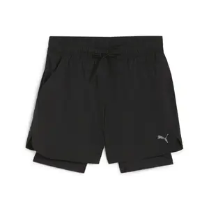 PUMA Mens Studio Foundations High Waisted Shorts Casual Bottoms Casual - Black