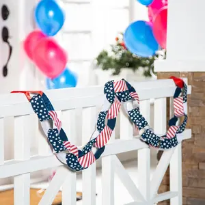 Patriotic Felt Chain Garland