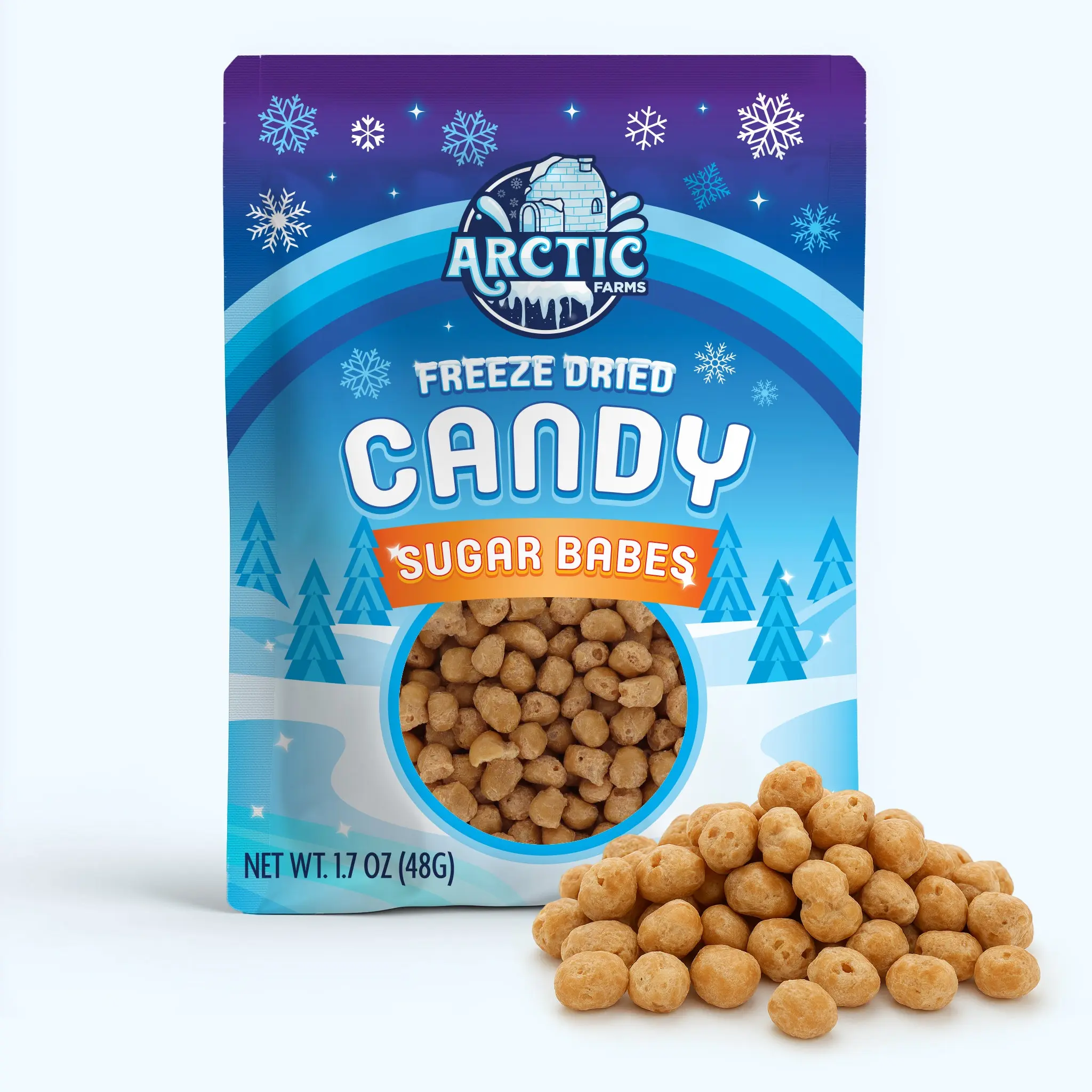 Freeze Dried Sugar Caramel Babes Candy