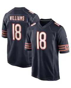 Unisex Soccer/Football Caleb Williams Chicago Bears #18 2025/26 Night Edition Stadium Replica Jersey - National Football League