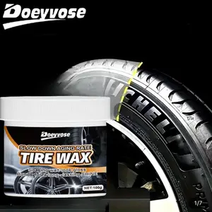 Doeyvose Car Tire Wax, Car Tire Brightening Agent, Tire Refurbishment Coating Agent, Plastic Parts Refurbishment Coating Agent, Tire Maintenance Wax