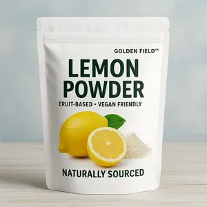 Golden Field Lemon Powder 6.35oz - Fruit-Based Vegan Friendly Naturally Sourced