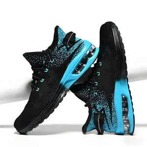 1 Pair Air Cushion Sneakers | Streetwear Must-Have for Guys! Breathable Knit with Shock-Absorbing Tech, Perfect for Gym Training, Daily Street Style, Jogging & Commuting – The Ultimate Head-Turning Shoe for Men’s Trendy Fits!