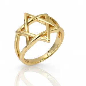 Sleek Star of David Ring