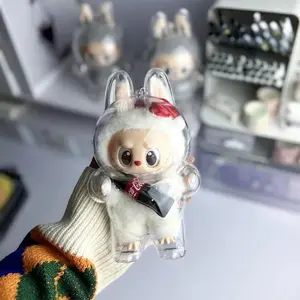 Labubu Transparent Protection Box & Storage Case, Ideal for Labubu Backpack Accessories, Custom Designed for Labubu Protective Shell