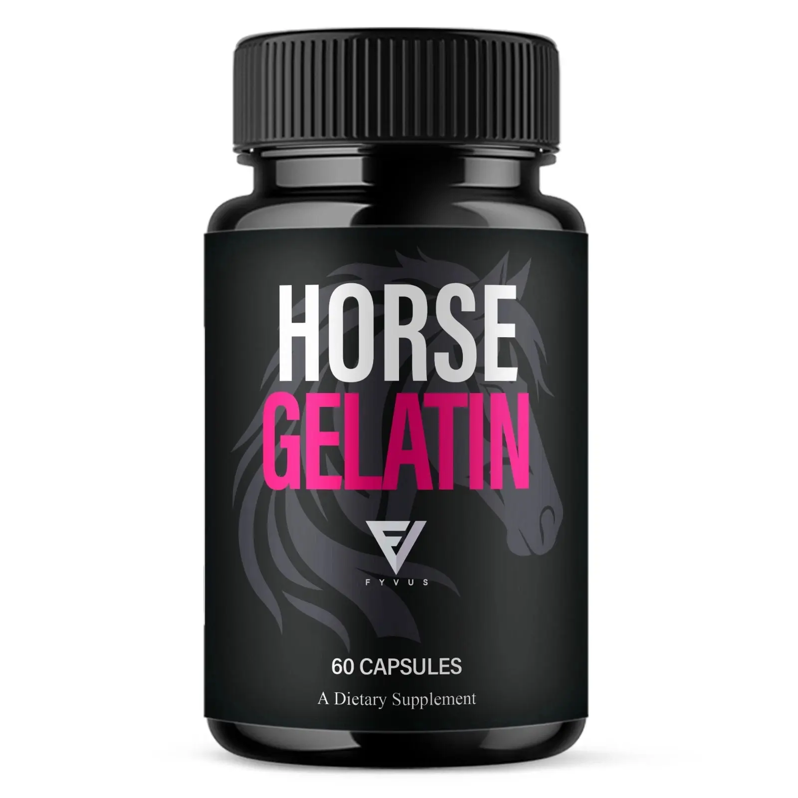 Gelatin Capsules supplement vitamins (60 Capsules)