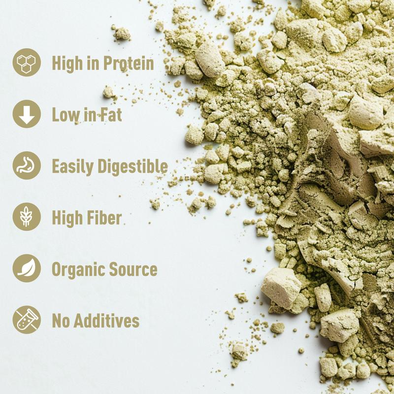 UNLEASH'D ORGANIC Organic Mung Bean Protein Powder 16 oz 100% Pure