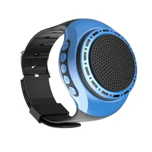 2026 U6 Compact Mobile Waterproof Bluetooth-Compatible Audio Streaming Watch Speaker, Wearable Sports Wrist Device with Hands-Free Calling, Selfie Function, TF Card Slot Support
