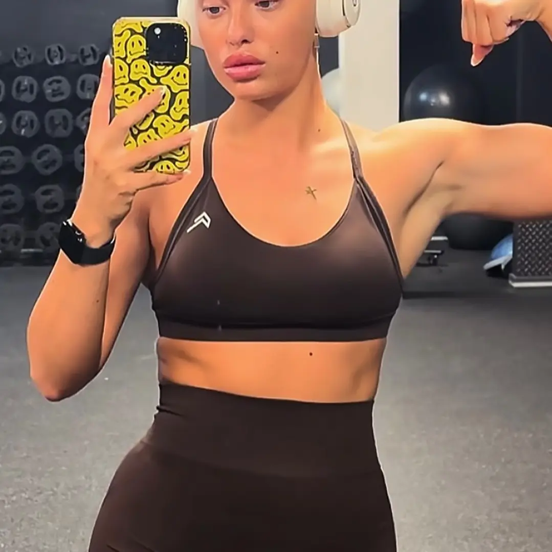 Oner High Impact Sports Bra for Women Running Yoga Workout Padded Wireless Seamless Quick Dry Backless Fitness Tank Top Summer Spring Medium Support Sports Bras