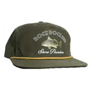 Rock Dock Sea (Spotted Bay Bass)  Shore Pounders UPF 50 Cap