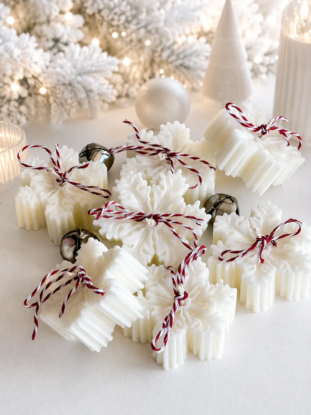 Snowflake Candle