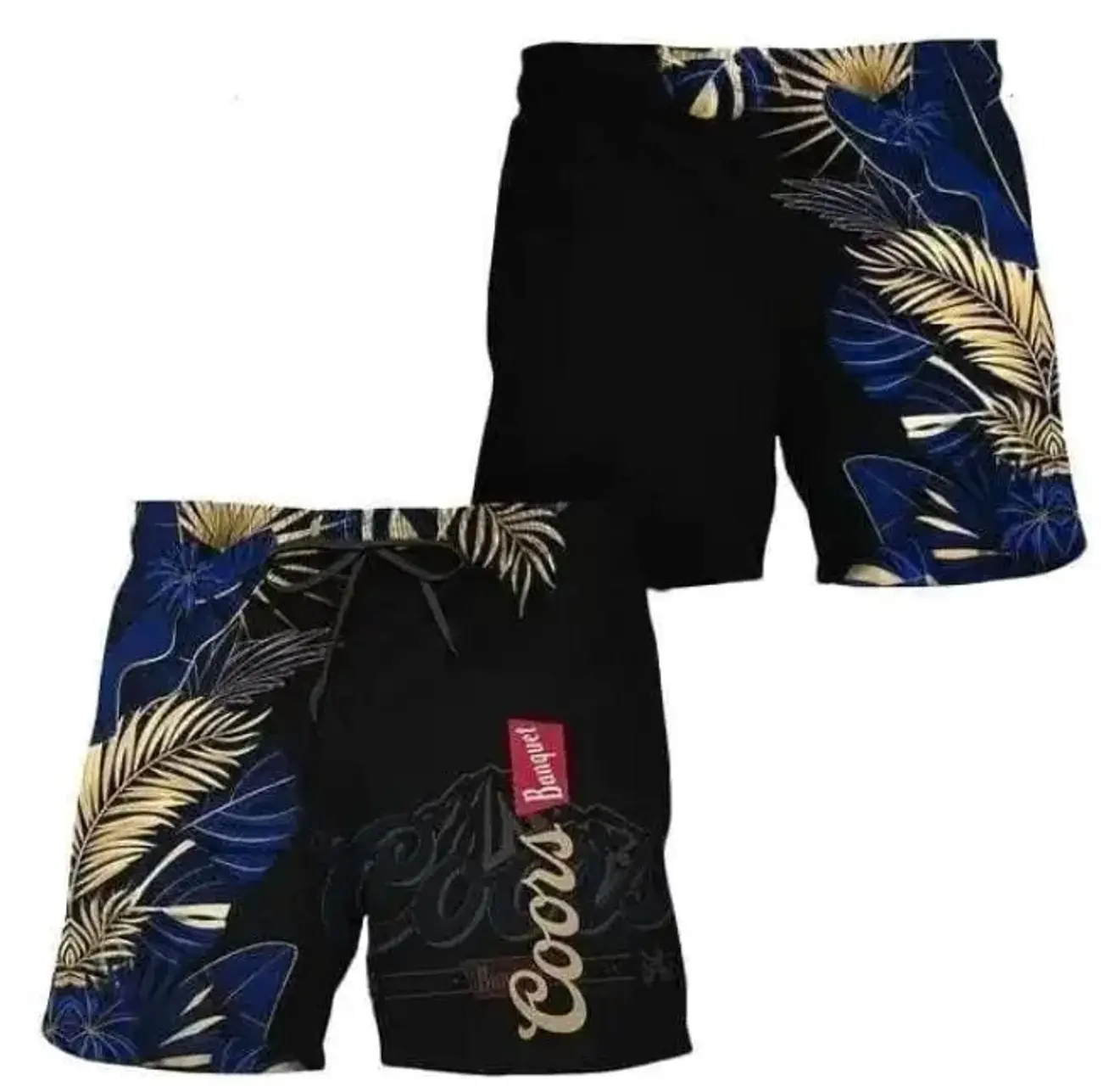 C00rs Banquet Tropical Kentia Palm Swim Trunks Beach Shorts, Hawaiian Shorts, Menswear Casual CU7
