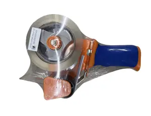 Duck High Performance Clear Packing Tape With BladeSafe Dispenser-Tape Gun With HP260 Strong Packaging tape for Shipping,Moving, Mailling& Boxes-3"Core,1.88 Inch x 60 yards