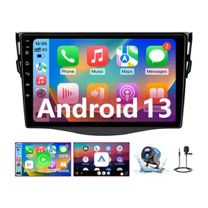Wireless CarPlay & Android Auto for Toyota RAV4 (2006-2012) | 9" Android 13 Head Unit with WiFi, GPS, 2+64GB, Touchscreen, Backup Camera