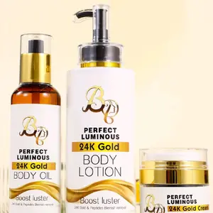 Perfect Luminous 24K Gold Face and Body Lotion Set Skincare