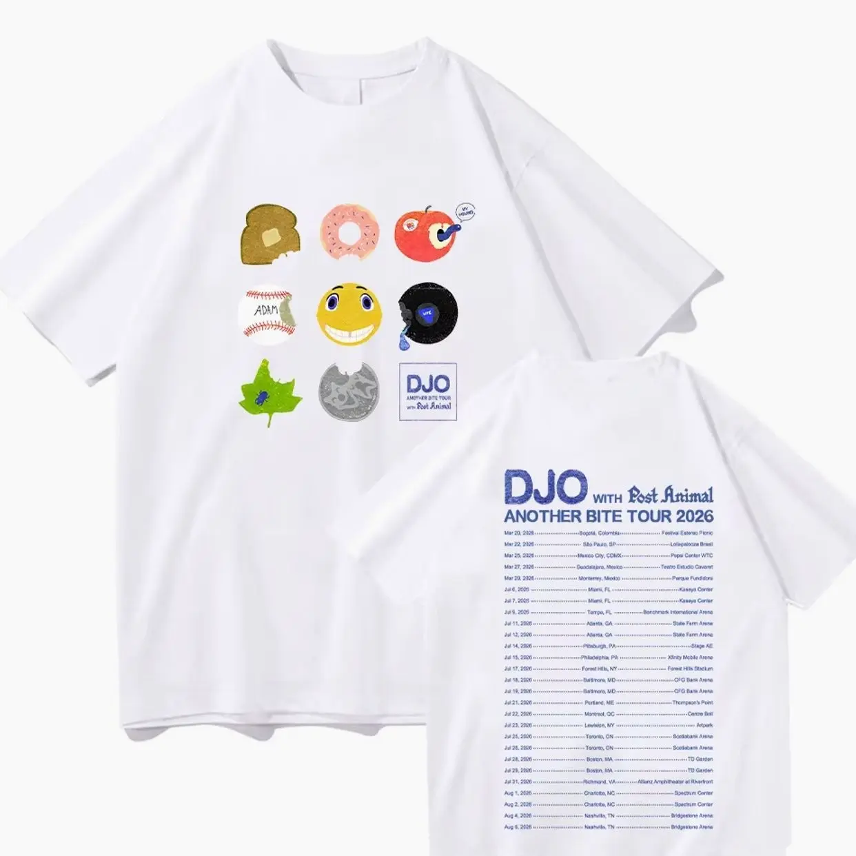 Djo Another Bite Tour 2026 T-Shirt Joe Keery The Crux Graphic Clothing Cotton Summer Round Neck T Shirt Loose Women Men Tees Top 173