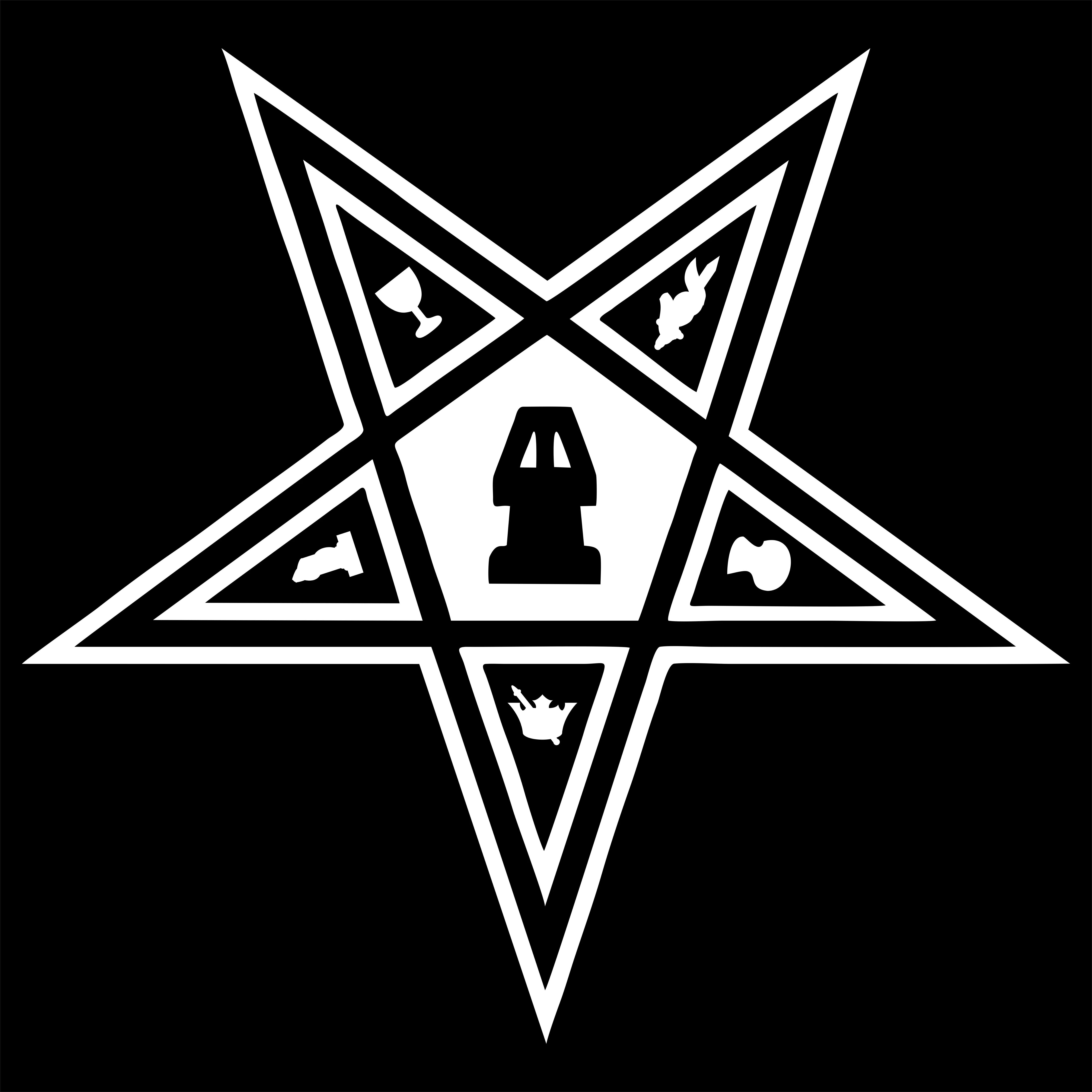 Order of the Eastern Star Mason Vinyl Decals / Stickers 2(TWO) Pack