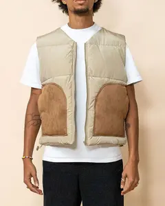 KHAKI PUFFER VEST