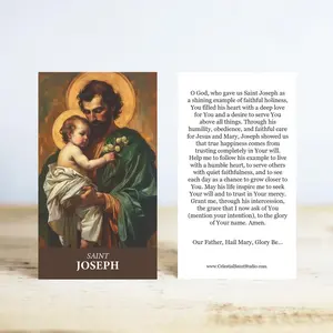 St. Joseph Prayer Cards | Wallet Size | 50, 100, 250, 500, 1000
