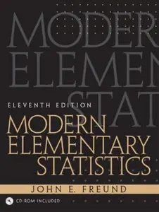 USED-Modern Elementary Statistics, 11th Edition by John E. Freund (Hardcover)