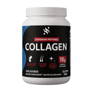 SSSupps Collagen + Biotin Powder Supplement 20g Per Serving 28 Servings Unflavored with Hyaluronic Acid for Skin Joints & Hair Support Made in USA