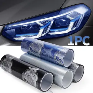 Car Light Film, Front Headlight Sticker, Fog Light Vinyl Wrap, Rear Tail Light Color Change Film, External Use, Car Accessories, Car Stickers, Car Decals