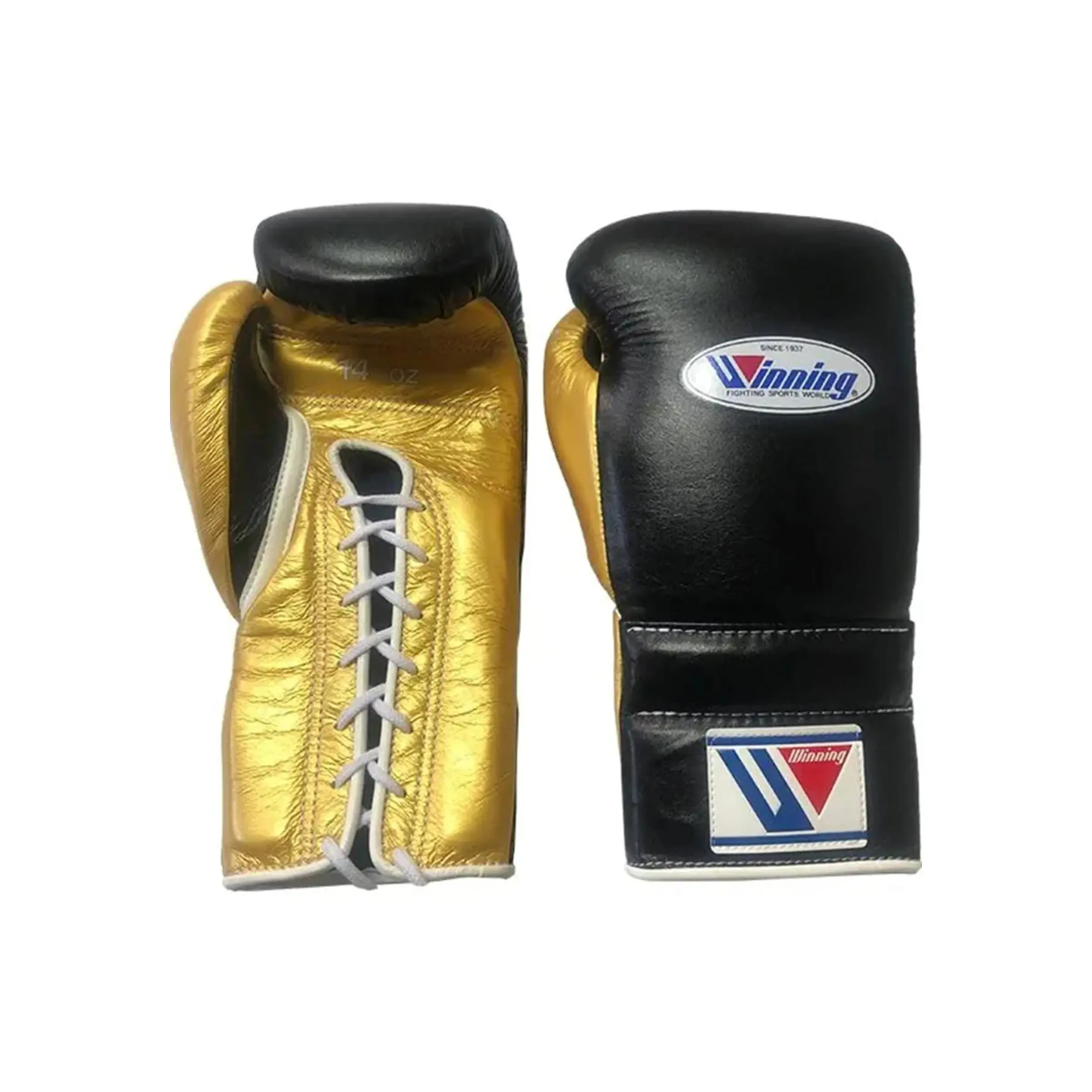 Winning MS600 16oz Pro Boxing Gloves(Black/Gold)